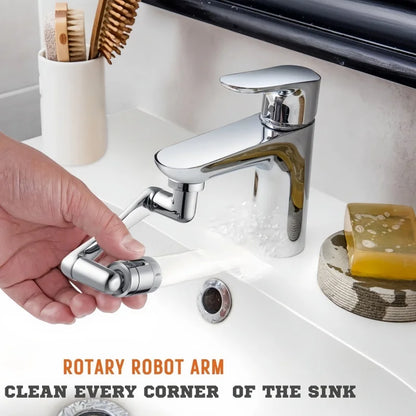 1080° Universal Rotation Faucet Extender Sprayer Head Two-Mode Multi-Function Faucet Robotic Arm Kitchen Bathroom Accessories